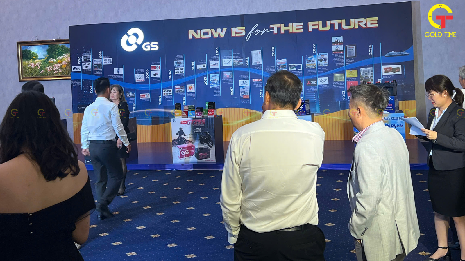 backdrop hội nghị khách hàng GSV 2025 thực tế